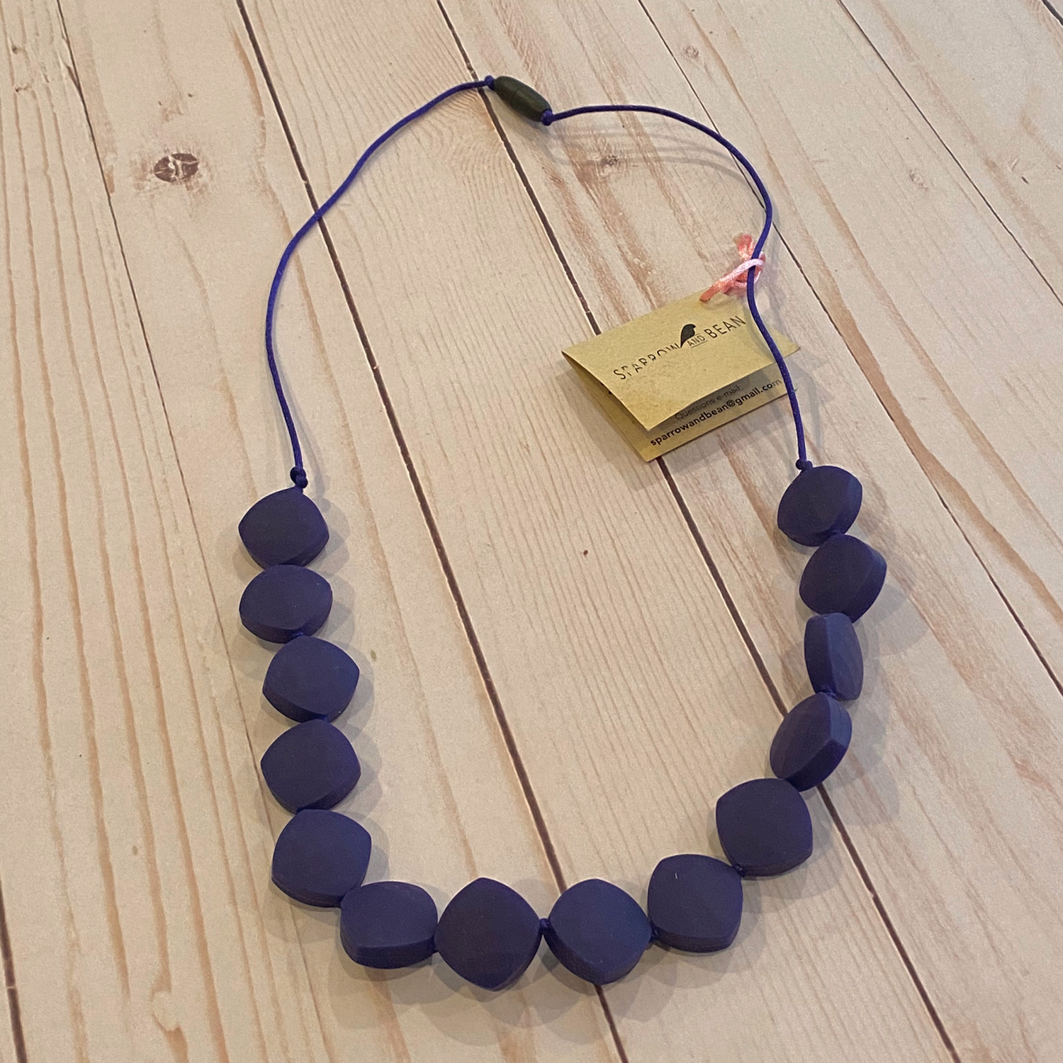 SheShaan Dark Blue Necklace Set